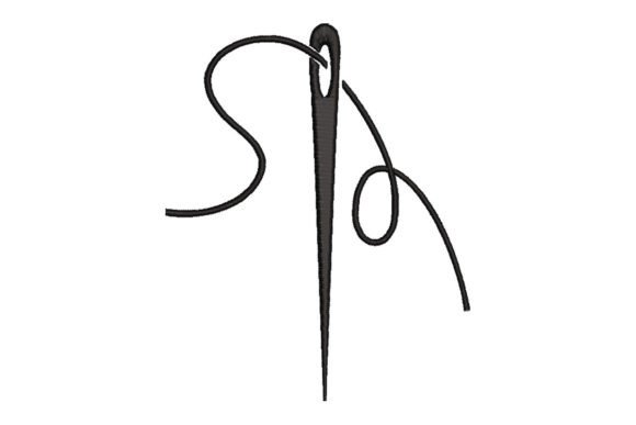 Needle and Thread Embroidery Design